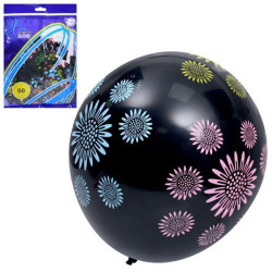 Воздушные шарики 12 дюймов, цветы, набор 50шт, пак. 21*29*2см 