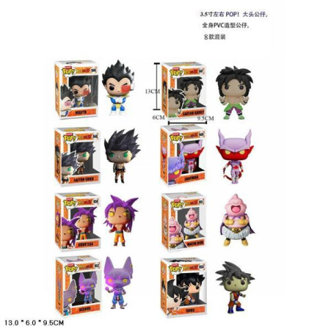 Фігурки мультгероїв 8 видiв,у , в кор. 13*9,5*6см  арт: P00201B/IF