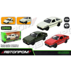 Машина мет. АВТОПРОМ 5 inch, 3 цвета Ford Shelby GT350, откр.дверь, в кор. 16,5*7*8см .