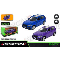 Машина мет. АВТОПРОМ 5 inch, BMW X5M, откр.дверь, в кор. 16,5*7*8см 