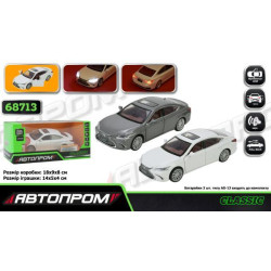 Машина мет. АВТОПРОМ 1:35 "Lexus ES300h", бат, мир., звук, откр.дверь, в кор. 18*9*8см 