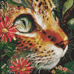 Алмазна мозаїка &quot;Бездонні очі&quot; 40х40см, термопакет, ТМ Ідейка, Україна арт: AMO8325