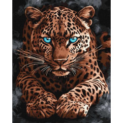 Картина по номерам "Дикий гепард" 40x50см, термопакет, ТМ Идейка, Украина