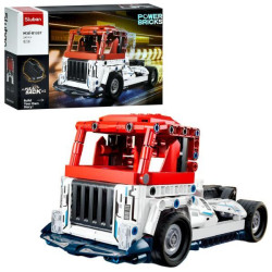 Конструктор SLUBAN авто серия, трейлер, 247дет, в кор. 30*19*6,5см 