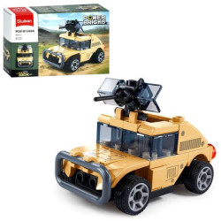 Конструктор SLUBAN військова серія, машина, 46дет, в кор. 14*9,5*4,5см  арт: M38-B1368A