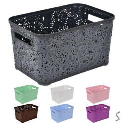 Корзина-плетенка "Ажур" 7.5л 19.5*30*16см 