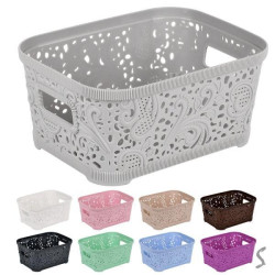 Корзина-плетенка "Ажур" 1.8л 15*20*9см 