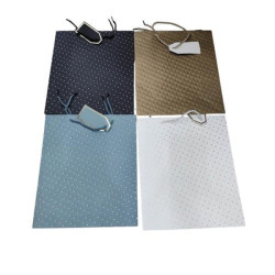 Пакет подарочный бумажный L Classic 30*41*12см, ЦЕНА ЗА УП. 12ШТ