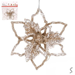 Фігурка-підвіска новорічна &quot;Flower&quot; 12см арт: R33910