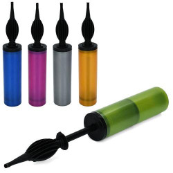 Насос для шариков, 28,5*5*5см, 5 цветов, пак.  