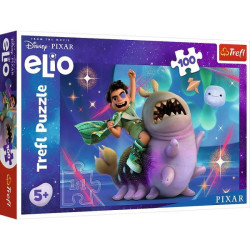 Пазли 100 ел. Disney Elio Космічна пригода, в кор. 29*19*4см, ТМ Trefl, Польща арт: 16497