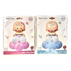 Набор воздушных шаров "Baby" 9шт/наб, в пак. 22*17см (600наб)