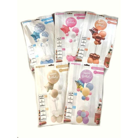 Набор воздушных шариков на подставке-держателе 
