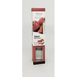 Аромадифузор с палочками "Strawberry" 30мл, в кор. 17,5*4*4см 