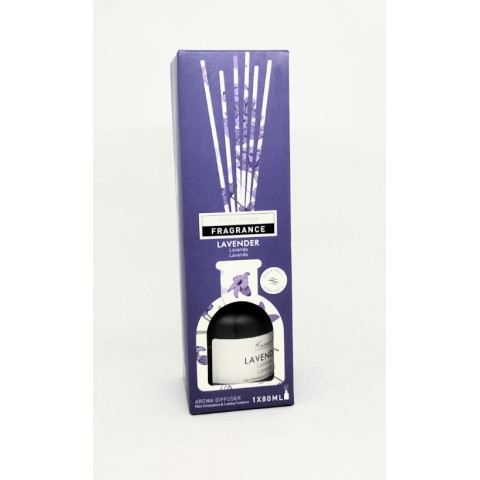 Аромадіфузор з паличками "Lavender" 80мл, в кор. 20,5*6*6см   арт: R35155-10