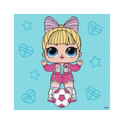 Картина за номерами для дітей "L.O.L Surprise! Game on. Suite Princess" 25x25см, термопакет, ТМ Ідейка, Україна арт: KHO1319