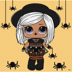 Картина за номерами для дітей "L.O.L. Surprise! Witchay Babay" 25x25см, термопакет, ТМ Ідейка, Україна арт: KHO1333