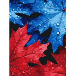 Картина по номерам "Осенняя роса" 30х40см, термопакет, ТМ Идейка, Украина