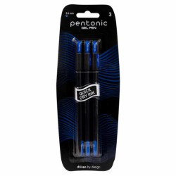 Ручка гелевая Pentonic синяя 0,6 мм LINC, ЦЕНА ЗА УП. 3ШТ