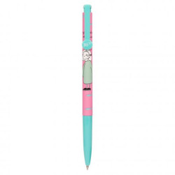 Ручка шариковая YES Hey Helly автоматическая 0,7 мм синяя ЦЕНА ЗА УП. 36ШТ