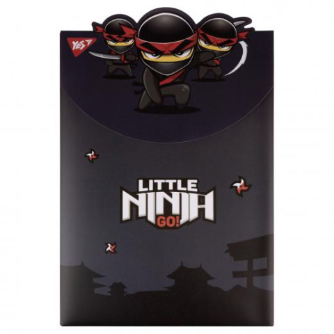 Папка-конверт YES А4 на липучці "Ninja" вертикальна арт: 492190