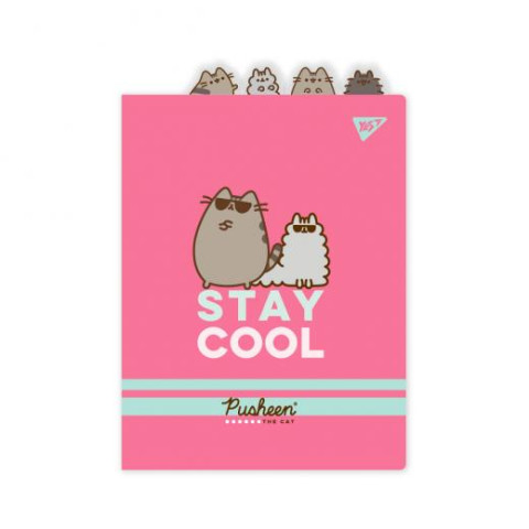 Папка-уголок YES А4 с фигурными разделителями 