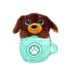 М'яка іграшка собачка в чашці 25см  арт: QD2401