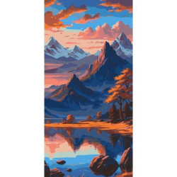 Картина по номерам "Гармония природы" 40*80см, термопакет, ТМ ART Craft, Украина