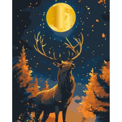 Картина за номерами "Над прірвою" з фарбами металік, лак 40*50см, ТМ ART Craft, Україна арт: 11735-AC