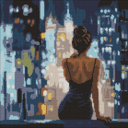 Алмазная мозаика "Конец вечеринки" 40х40см, термопакет, ТМ Идейка, Украина