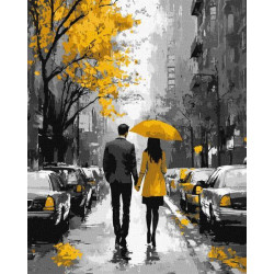 Картина по номерам "Романтическими улочками" 40х50см, термопакет, ТМ Идейка, Украина