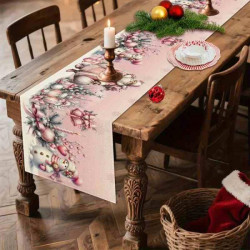 Доріжка на стіл Ранер на стіл Різдво 33*274см, пак. 20*20см арт: TNFY-6