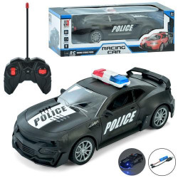 Машина р/у, аккумулятор, 22см, 1:18, полиция, свет, USBзарядное, в кор. 29*9,5*13см 