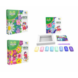 Набір для ліплення об’ємної картини ТМ Lovin &quot;Квіти&quot;, в кор. 15*15*3см арт: 7000227