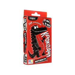 Настольная игра "Крокодил" на украинском языке, в кор. 14*8*2см, ТМ Стратег, Украина