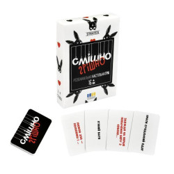 Настольная игра "Смішно-грішно" на украинском языке, в кор. 14*10*2,5см, ТМ Стратег, Украина