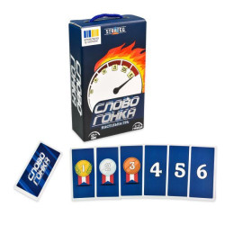 Настольная игра "Словогонка" на украинском языке, в кор. 18*12*7см, ТМ Стратег, Украина