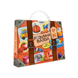 Настольная игра "Розумна валіза. Світ навколо" развивающая украинский язык, в кор. 22*17*4см, ТМ Стратег, Украина