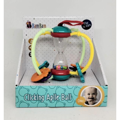 Погремушка Яблоко, в кор. 15*14*14см, ТМ Bam Bam, Польша