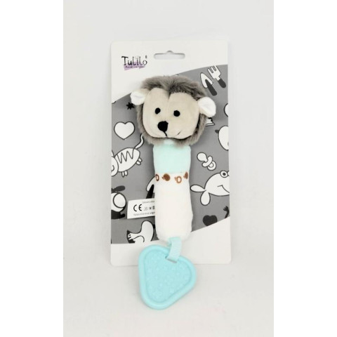 Погремушка-пищалка Ёжик, на планш. 22*12см, ТМ Tulilo, Польша