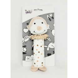 Брязкальце-пищалка Мавпочка, на планш. 22*12см, ТМ Tulilo, Польща арт: 9414