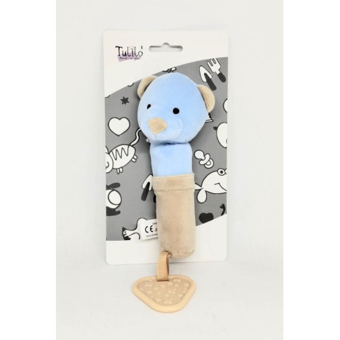 Брязкальце-пищалка Ведмедик, на планш. 22*12см, ТМ Tulilo, Польща арт: 9443