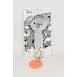 Брязкальце-пищалка Коала, на планш. 22*12см, ТМ Tulilo, Польща арт: 9490