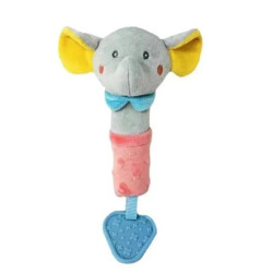 Брязкальце-пищалка Слоник, на планш. 22*12см, ТМ Tulilo, Польща арт: 9382