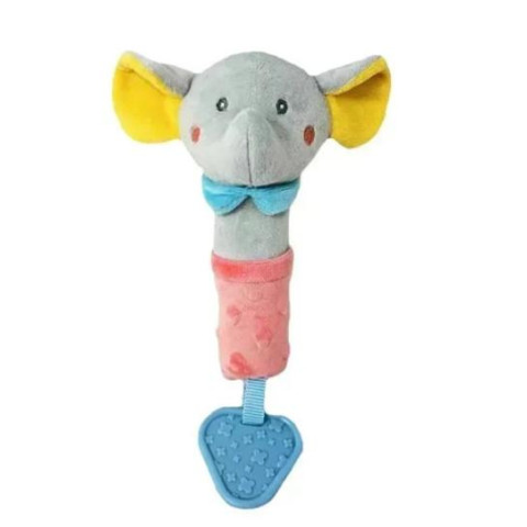 Брязкальце-пищалка Слоник, на планш. 22*12см, ТМ Tulilo, Польща арт: 9382