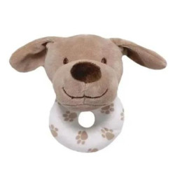 Брязкальце плюшеве Песик, на планш. 22*15см, ТМ Tulilo, Польща арт: 9511