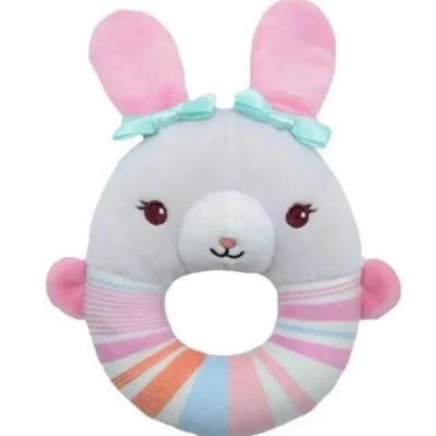 Погремушка плюшевая Кролик, на планш. 20*15см, ТМ Tulilo, Польша