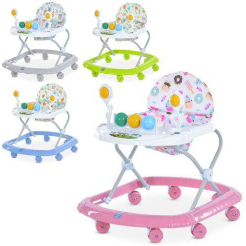 Ходунки, музика, мікс видів, музика, колеса 8 шт  арт: M5033-2