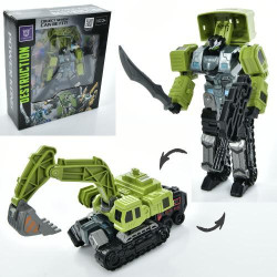 Трансформер  робот 17см+екскаватор, в кор. 23*26*8см   арт: LJ1672D