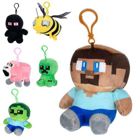 М'яка іграшка MK, 12*7*8см, брелок 17см, 6 видів  арт: YG0382